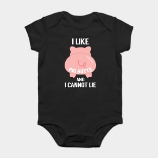 I Like Pig Butts Funny BBQ Pork Lover Grill Baby Bodysuit